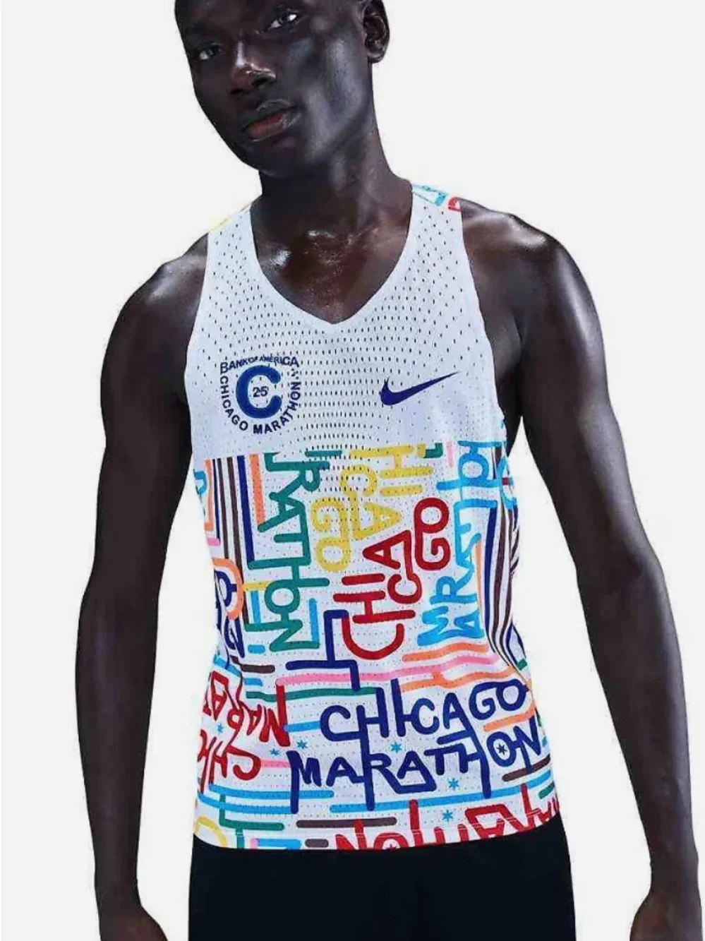 Nike Aeroswift 2025 Chicago Marathon Running Singlet Men’s Size M HQ4277-100 NWT
